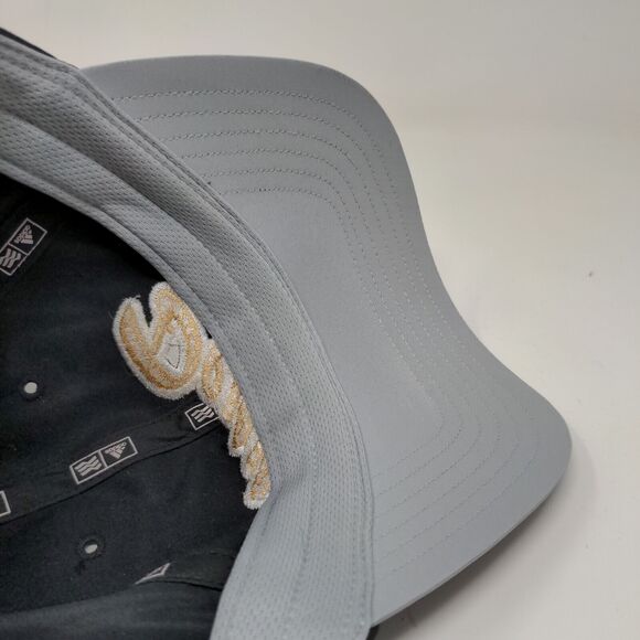 Adidas Men's Strapback Hat Black OSFM 100% Polyester Embroidered Penn Logo - Picture 11 of 13